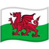 Flag: Wales - Noto (Google)