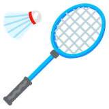 Badminton Racquet and Shuttlecock - Noto (Google)