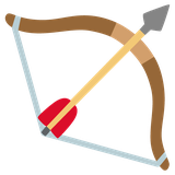 Bow and Arrow - Noto (Google)