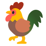 Rooster - Noto (Google)
