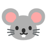 Mouse Face - Noto (Google)