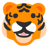 Tiger Face - Noto (Google)