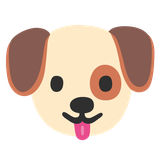 Dog Face - Noto (Google)