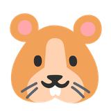 Hamster Face - Noto (Google)