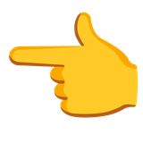 Backhand Index Pointing Left - Noto (Google)