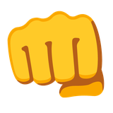 Oncoming Fist - Noto (Google)