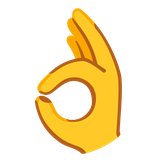 OK Hand - Noto (Google)