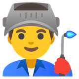 Man Factory Worker - Noto (Google)