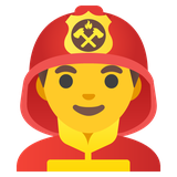 Man Firefighter - Noto (Google)