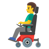 Man in Motorized Wheelchair - Noto (Google)