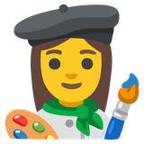 Woman Artist - Noto (Google)