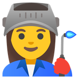 Woman Factory Worker - Noto (Google)