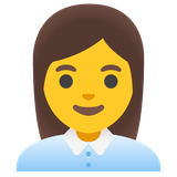 Woman Office Worker - Noto (Google)