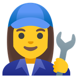 Woman Mechanic - Noto (Google)
