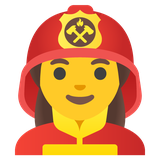 Woman Firefighter - Noto (Google)