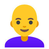 Woman: Bald - Noto (Google)