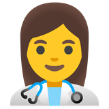 Woman Health Worker - Noto (Google)