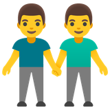 Two Men Holding Hands - Noto (Google)