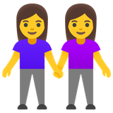 Women Holding Hands - Noto (Google)