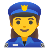 Woman Police Officer - Noto (Google)