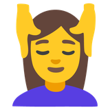 Woman Getting Head Massage - Noto (Google)