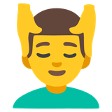 Man Getting Head Massage - Noto (Google)