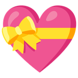 Heart with Ribbon - Noto (Google)