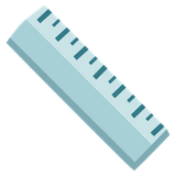 Straight Ruler - Noto (Google)