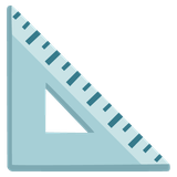 Triangle Ruler - Noto (Google)
