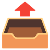 Outbox Tray - Noto (Google)