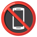 No Mobile Phones - Noto (Google)