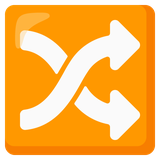 Shuffle Tracks Button - Noto (Google)