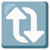 Clockwise Vertical Arrows - Noto (Google)