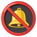Bell with Slash - Noto (Google)