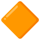 Large Orange Diamond - Noto (Google)