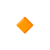 Small Orange Diamond - Noto (Google)