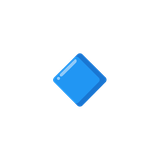 Small Blue Diamond - Noto (Google)