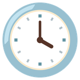 Clock Face Four O’Clock - Noto (Google)