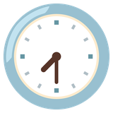 Clock Face Eight-Thirty - Noto (Google)