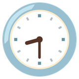 Clock Face Eight-Thirty - Noto (Google)