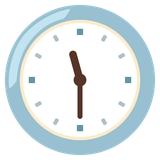 Clock Face Eleven-Thirty - Noto (Google)