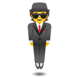 Person in Suit Levitating - Noto (Google)