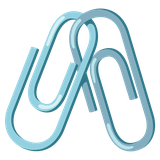 Linked Paperclips - Noto (Google)