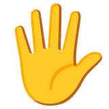 Raised Hand - Noto (Google)