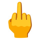 Middle Finger - Noto (Google)