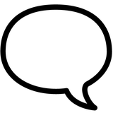 Left Speech Bubble - Noto (Google)