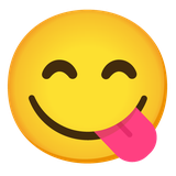 Face Savoring Food (Yummy Face) - Noto (Google)