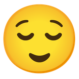 Relieved Face - Noto (Google)