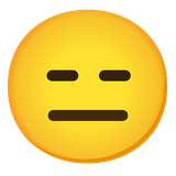 Expressionless Face - Noto (Google)