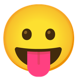 Face with Stuck-Out Tongue - Noto (Google)